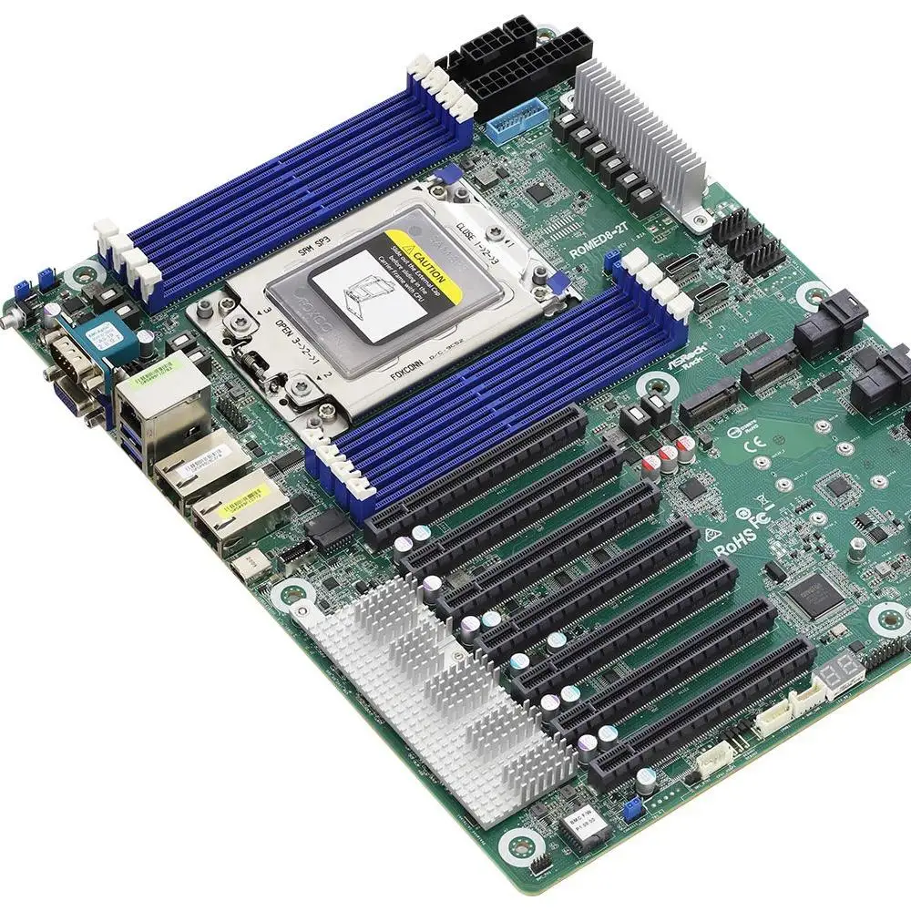 Dual Socket Sp3 Epyc Motherboard - مناسب للوحة الأم الأصلية ASRock Rack