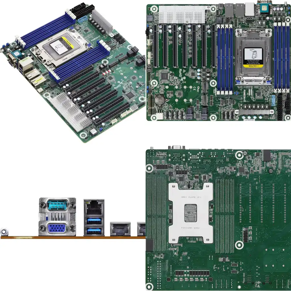 Dual Socket Sp3 Epyc Motherboard - لوحة أم أصلية من ASRock Rack