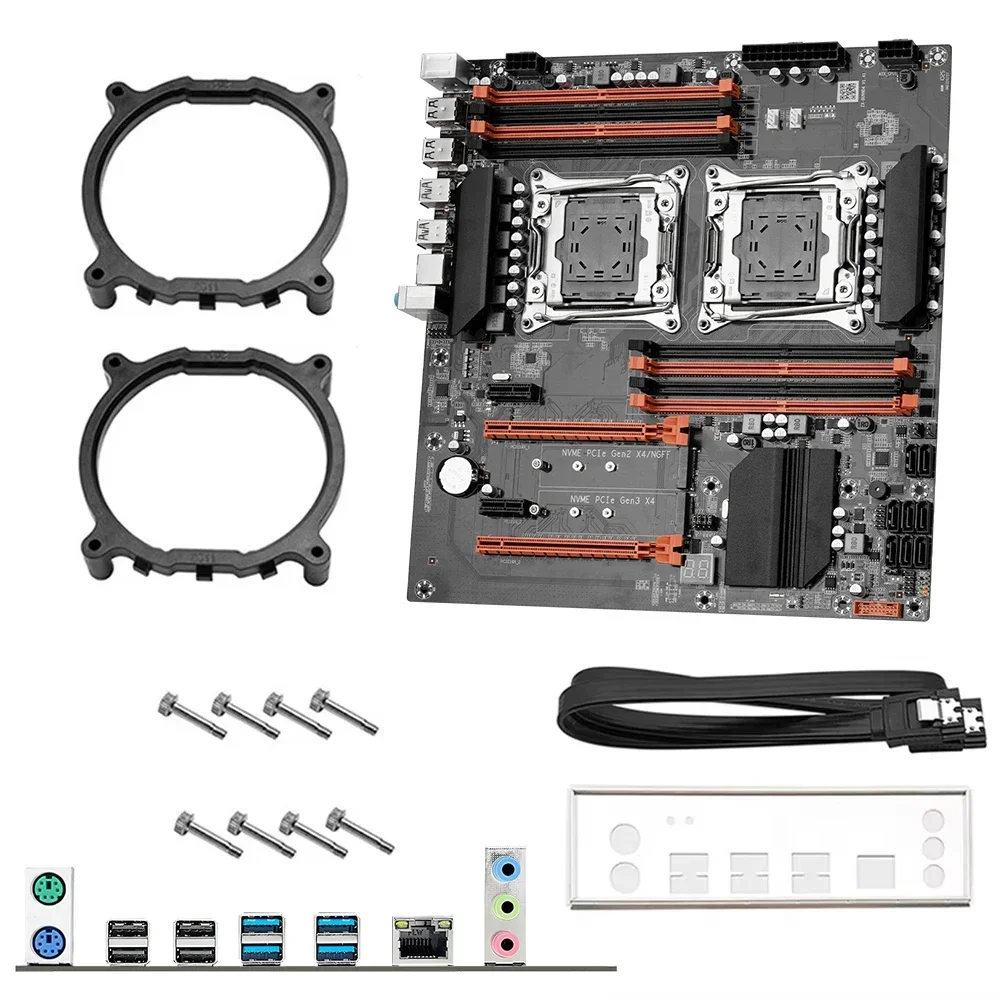 مجموعة لوحة أم للألعاب SOYO X9 - مراجعة Dual Lga2011-3 Server Motherboard Combo وسعره
