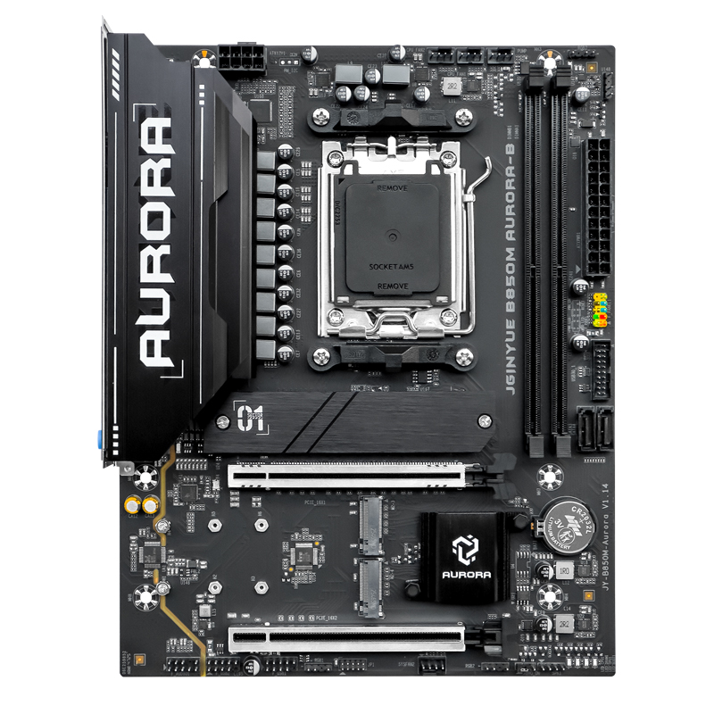 JGINYUE B850M AURORA-B اللوحة  - مراجعة Am5 Micro Atx Pcie 5.0 Motherboard وسعره