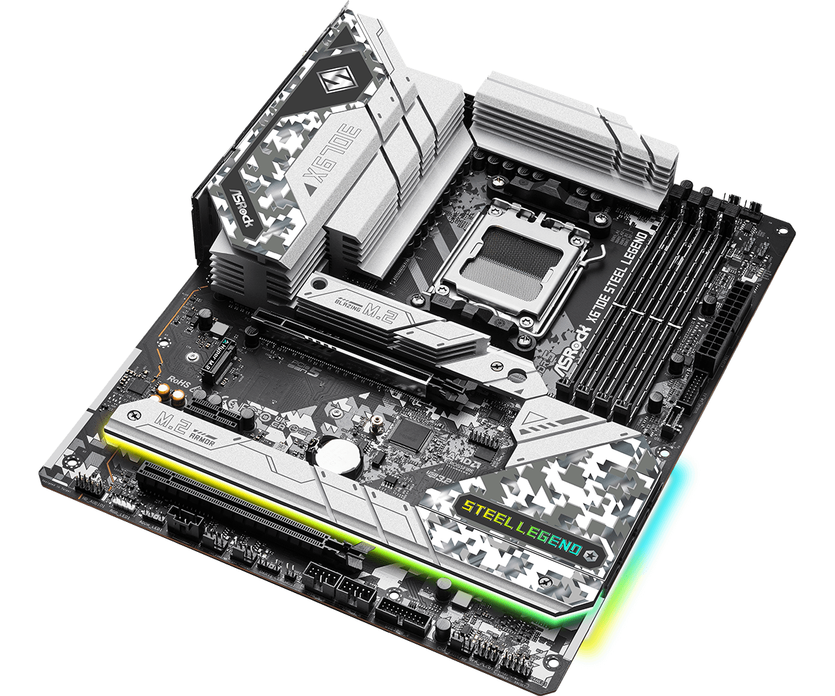 لوحة أم ASROCK X670E STEEL LEG - مراجعة X870E Atx Motherboard وسعره