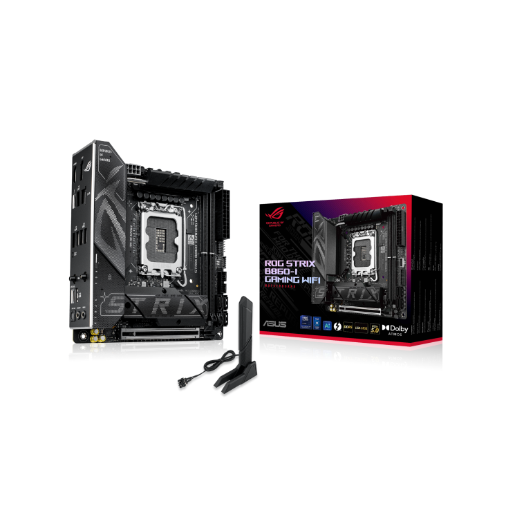 2025 ROG STRIX B860-I GAMING W - مراجعة Lga1851 Gaming Motherboard وسعره