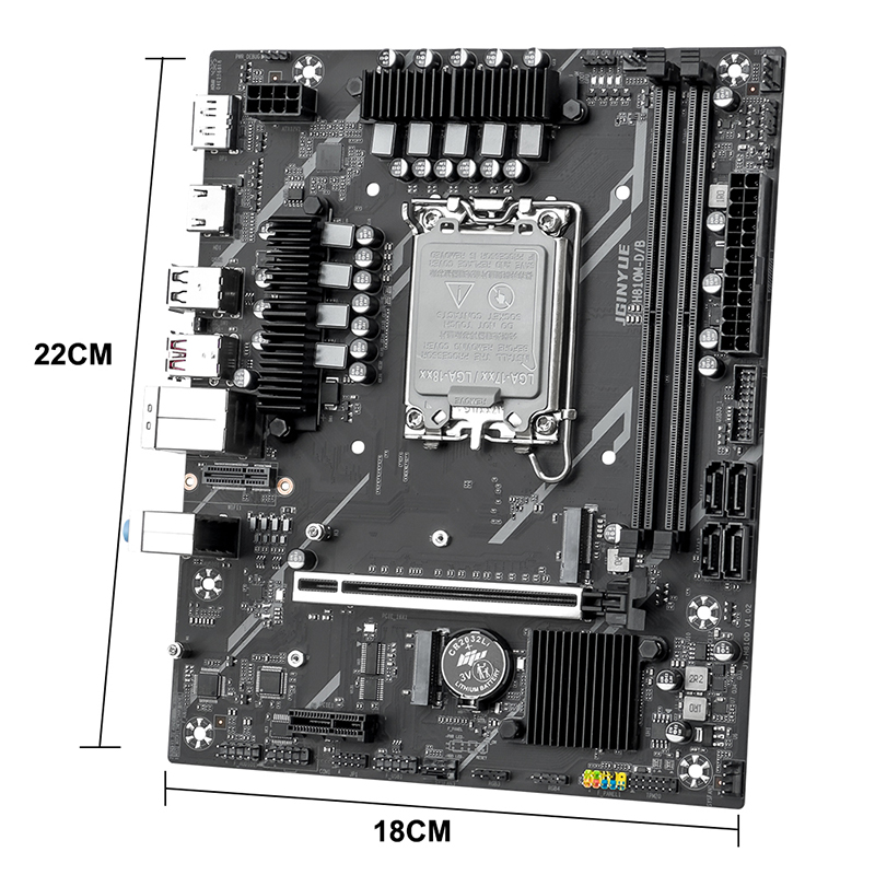 لوحة أم JGINYUE H810M-D/B M-AT - مراجعة Lga1851 Gaming Motherboard وسعره