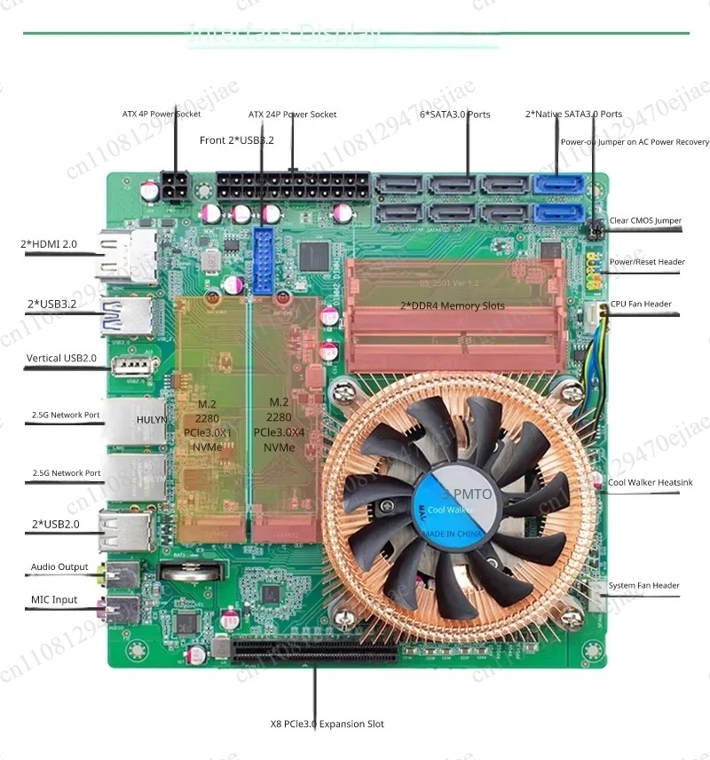 لوحة أم SZBOX NAS - معالج AMD  - مراجعة Mini Itx Dual 2.5G Nas Motherboard وسعره