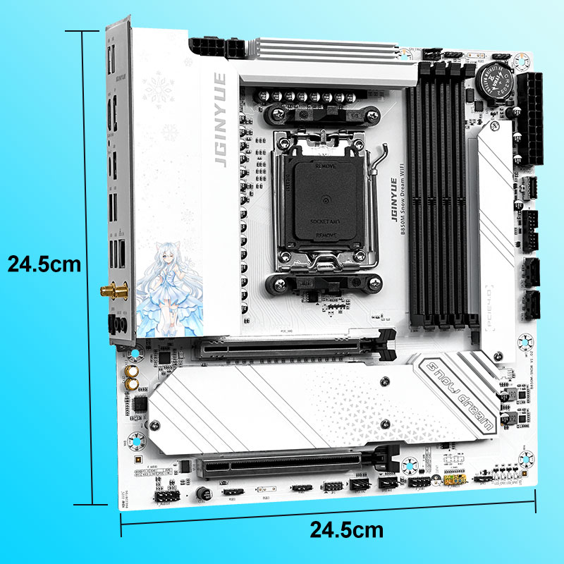 لوحة أم للألعاب JGINYUE B850M  - مراجعة Am5 Micro Atx Pcie 5.0 Motherboard وسعره